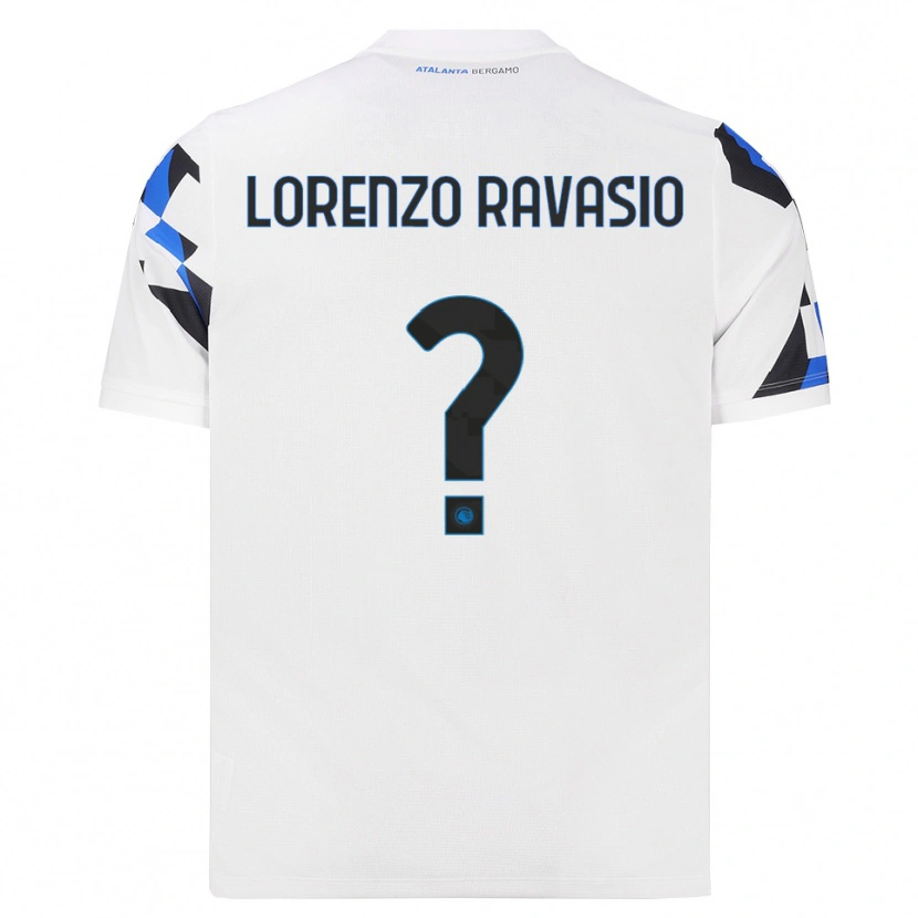 Danxen Enfant Maillot Pietro Lorenzo Ravasio #0 Blanc Rouge Bleu Tenues Extérieur 2026/27 T-Shirt
