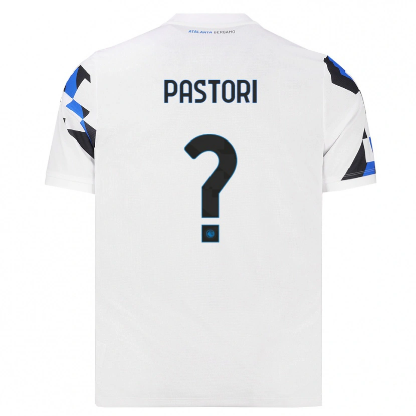 Danxen Enfant Maillot Matias Pastori #0 Blanc Rouge Bleu Tenues Extérieur 2026/27 T-Shirt