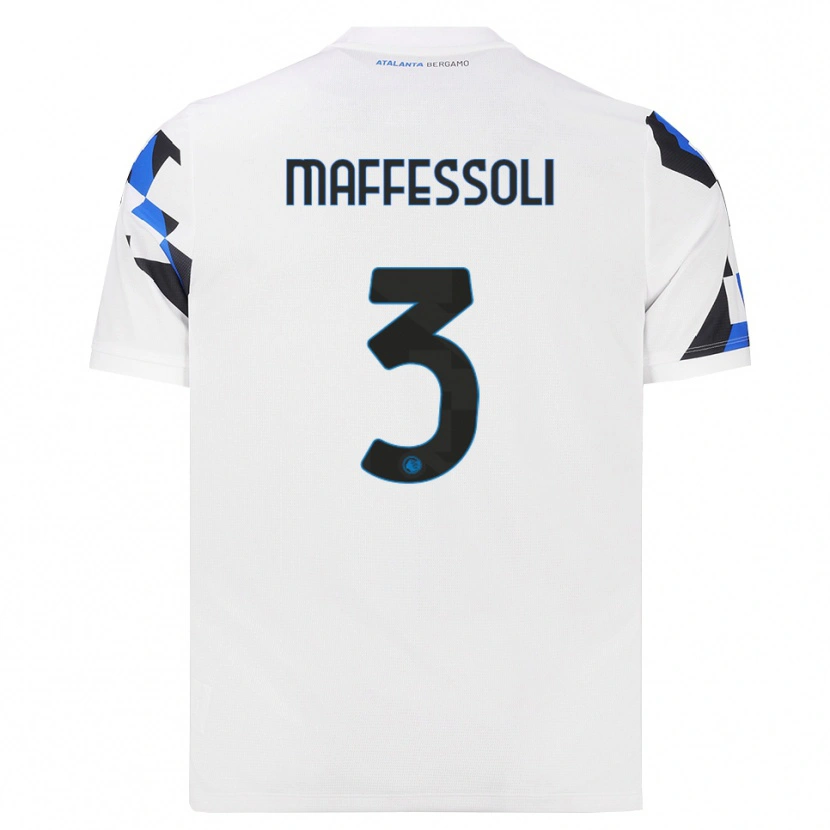 Danxen Enfant Maillot Manuel Maffessoli #3 Blanc Rouge Bleu Tenues Extérieur 2026/27 T-Shirt