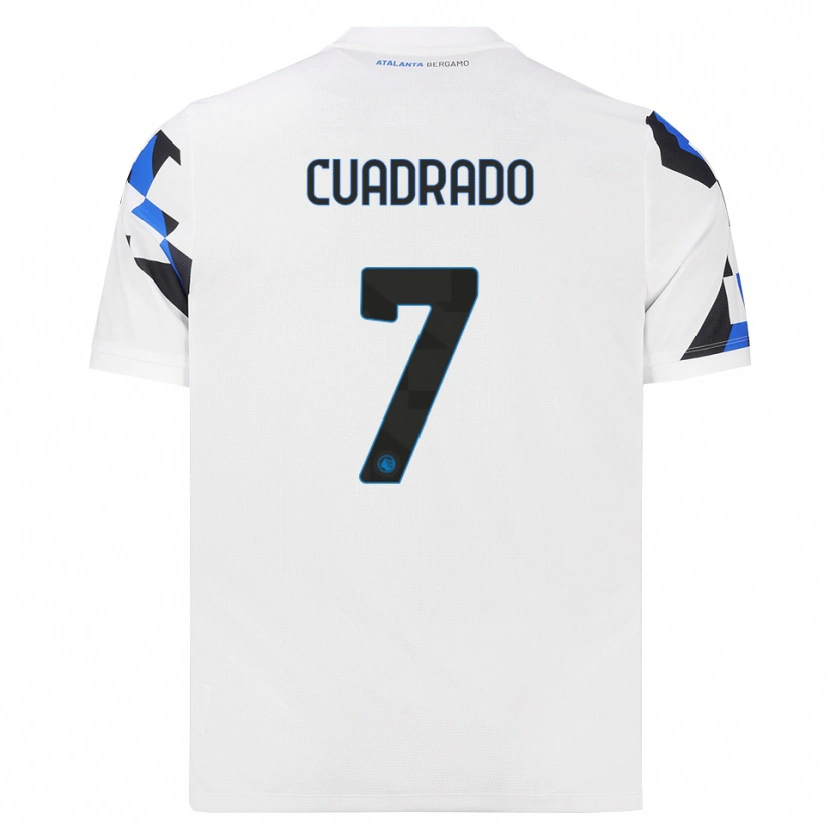 Danxen Enfant Maillot Juan Cuadrado #7 Blanc Rouge Bleu Tenues Extérieur 2026/27 T-Shirt