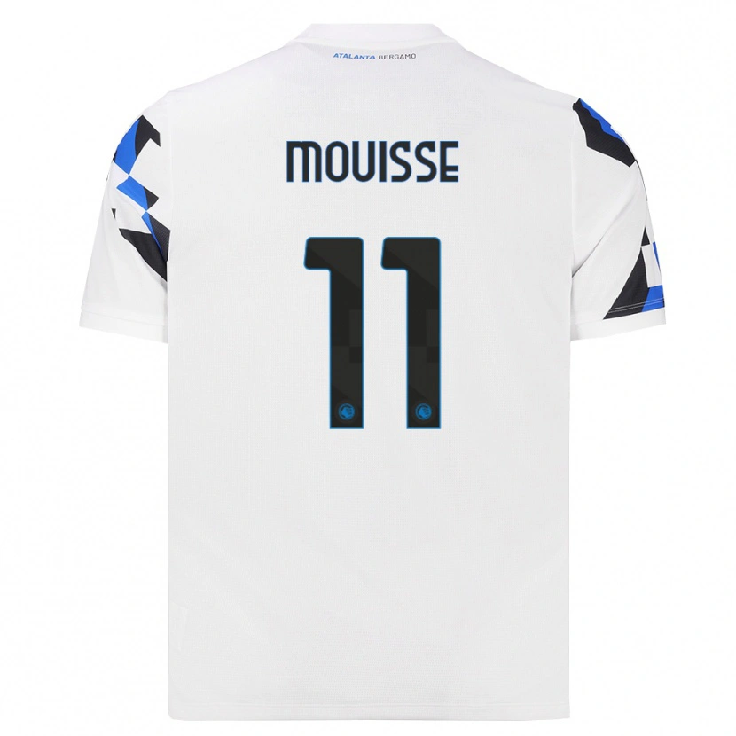 Danxen Enfant Maillot Giuseppe Mouisse #11 Blanc Rouge Bleu Tenues Extérieur 2026/27 T-Shirt