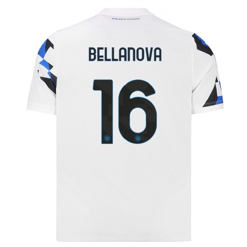 Danxen Enfant Maillot Raoul Bellanova #16 Blanc Rouge Bleu Tenues Extérieur 2026/27 T-Shirt
