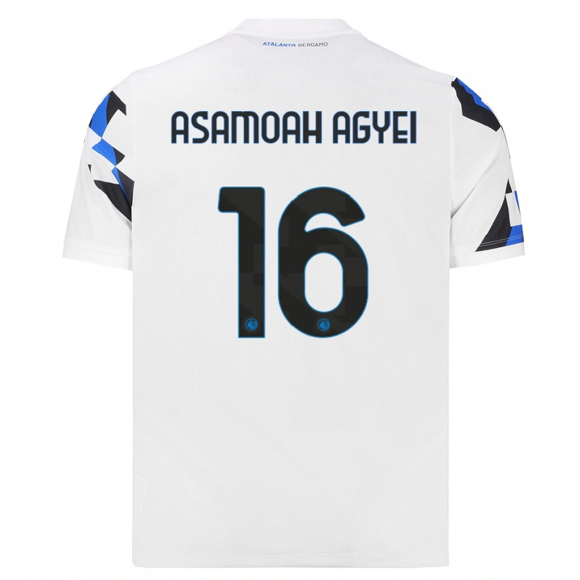 Danxen Enfant Maillot Yaw Asamoah Agyei #16 Blanc Rouge Bleu Tenues Extérieur 2026/27 T-Shirt