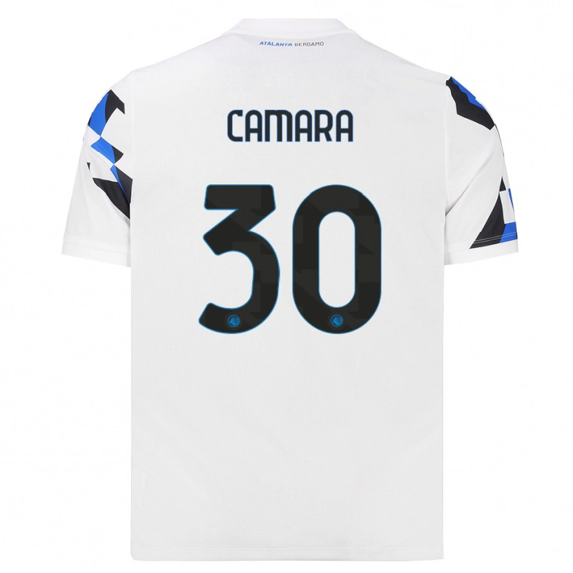 Danxen Enfant Maillot Henry Camara #30 Blanc Rouge Bleu Tenues Extérieur 2026/27 T-Shirt