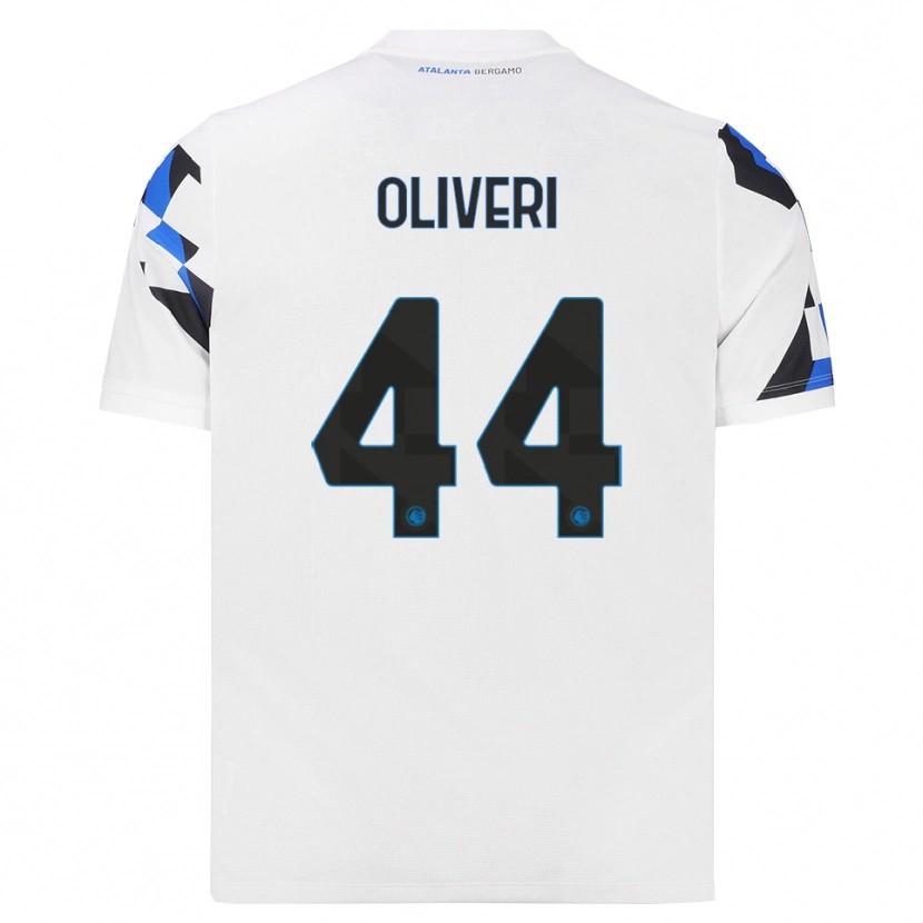 Danxen Enfant Maillot Andrea Oliveri #44 Blanc Rouge Bleu Tenues Extérieur 2026/27 T-Shirt