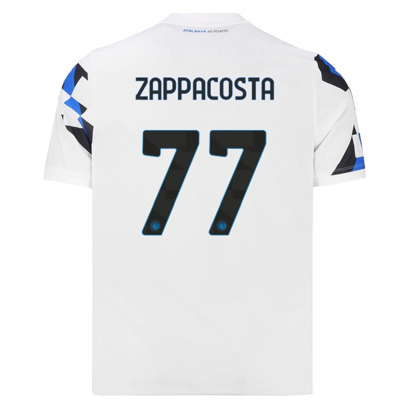 Danxen Enfant Maillot Davide Zappacosta #77 Blanc Rouge Bleu Tenues Extérieur 2026/27 T-Shirt