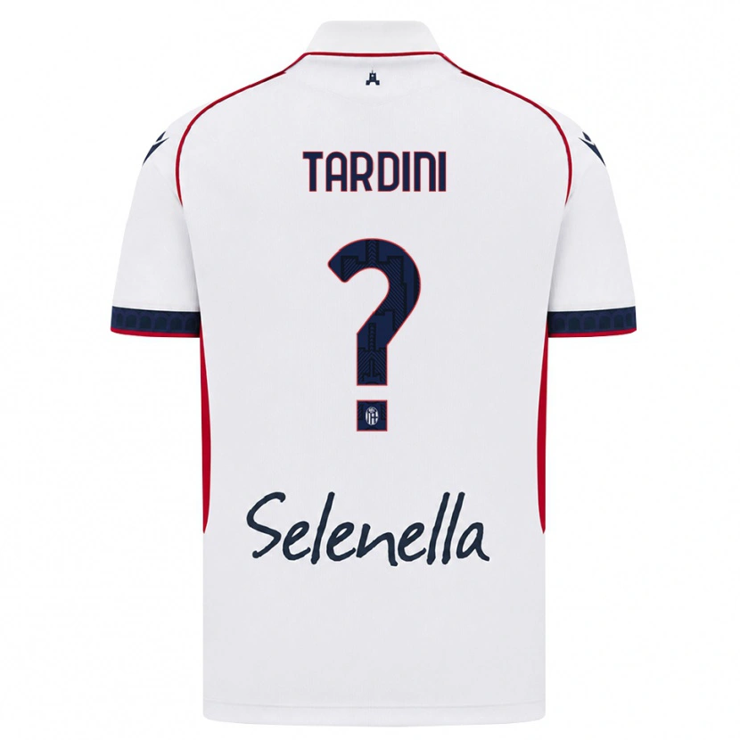 Danxen Enfant Maillot Sara Tardini #0 Blanc Rouge Bleu Roi Tenues Extérieur 2026/27 T-Shirt