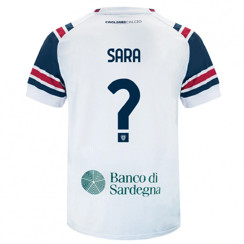 Danxen Enfant Maillot Riccardo Sara #0 Blanc Rouge Vert Tenues Extérieur 2026/27 T-Shirt