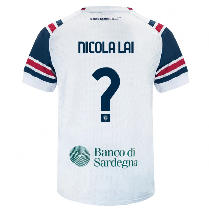 Danxen Enfant Maillot Nicola Lai #0 Blanc Rouge Vert Tenues Extérieur 2026/27 T-Shirt