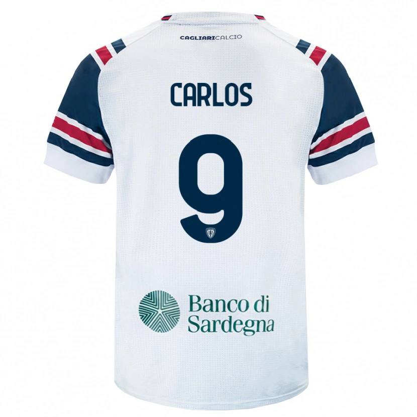Danxen Enfant Maillot Kevin Carlos #9 Blanc Rouge Vert Tenues Extérieur 2026/27 T-Shirt