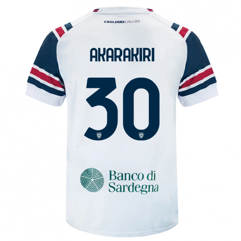 Danxen Enfant Maillot Demi Akarakiri #30 Blanc Rouge Vert Tenues Extérieur 2026/27 T-Shirt