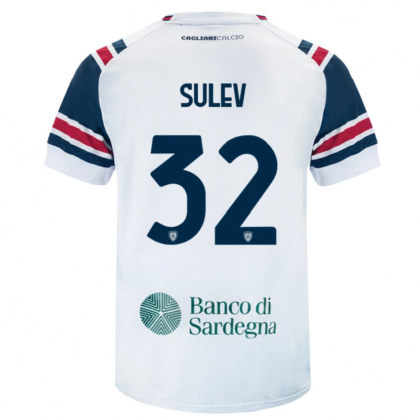 Danxen Enfant Maillot Ivan Sulev #32 Blanc Rouge Vert Tenues Extérieur 2026/27 T-Shirt