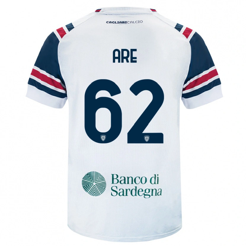 Danxen Enfant Maillot Emmanuele Are #62 Blanc Rouge Vert Tenues Extérieur 2026/27 T-Shirt