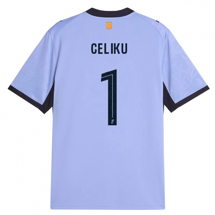 Danxen Enfant Maillot Bleron Celiku #1 Lavande Noir Troisieme 2026/27 T-Shirt
