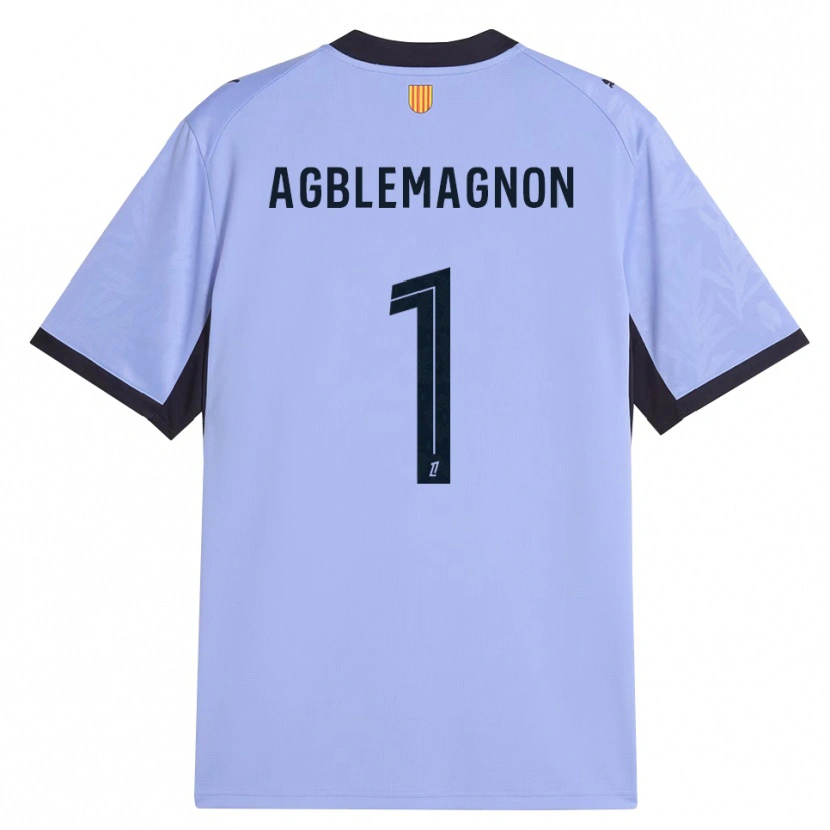 Danxen Enfant Maillot Jordan Agblemagnon #1 Lavande Noir Troisieme 2026/27 T-Shirt