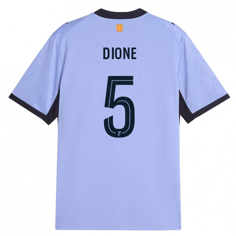 Danxen Enfant Maillot Babacar Dioné #5 Lavande Noir Troisieme 2026/27 T-Shirt