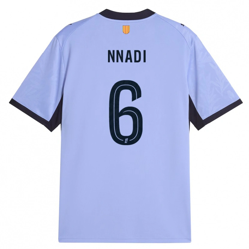 Danxen Enfant Maillot Tochukwu Nnadi #6 Lavande Noir Troisieme 2026/27 T-Shirt