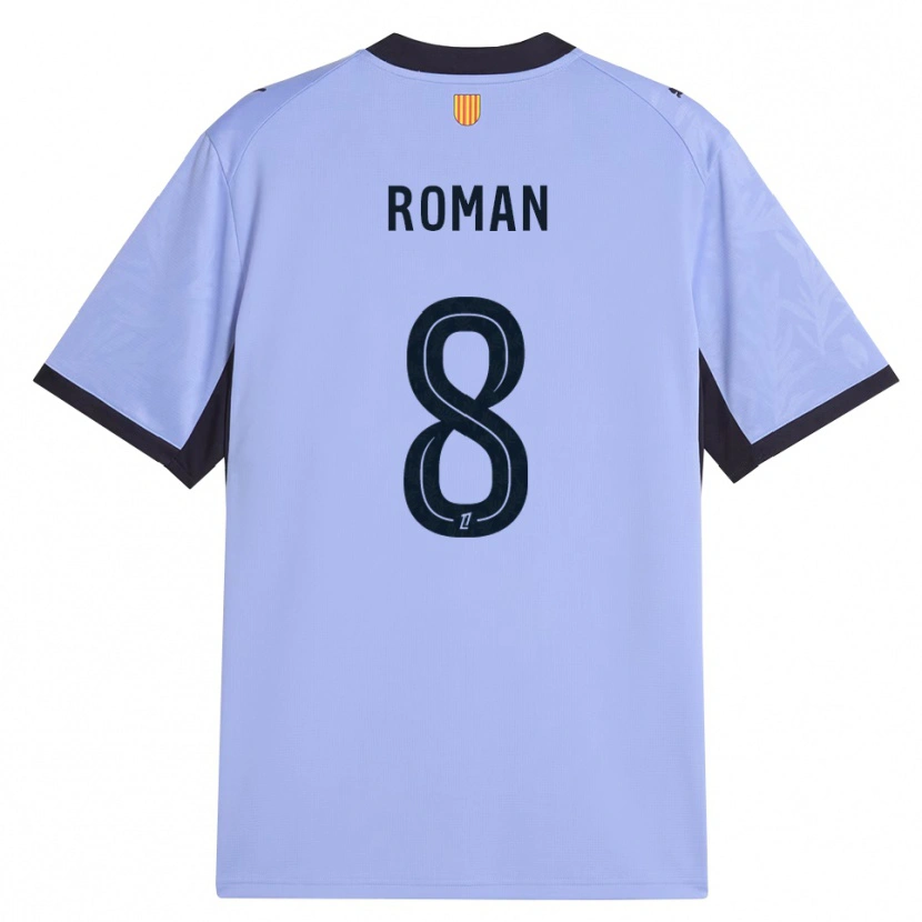 Danxen Enfant Maillot Lucas Roman #8 Lavande Noir Troisieme 2026/27 T-Shirt