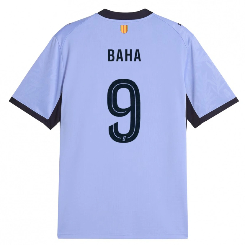 Danxen Enfant Maillot Ziyad Baha #9 Lavande Noir Troisieme 2026/27 T-Shirt