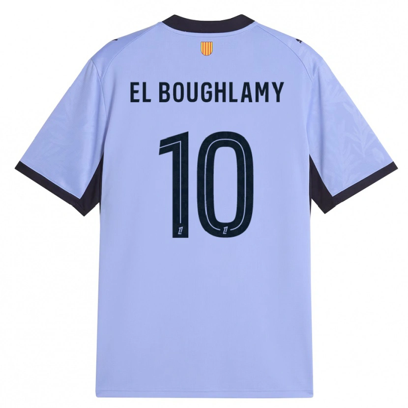 Danxen Enfant Maillot Adam El Boughlamy #10 Lavande Noir Troisieme 2026/27 T-Shirt