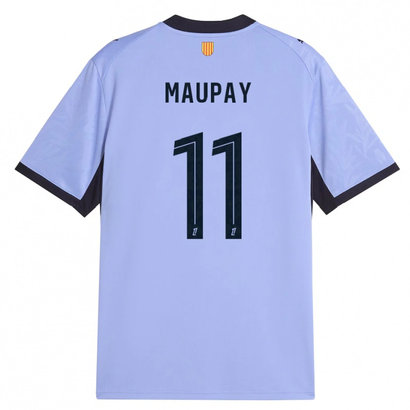 Danxen Enfant Maillot Neal Maupay #11 Lavande Noir Troisieme 2026/27 T-Shirt