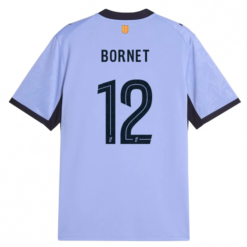 Danxen Enfant Maillot Camille Bornet #12 Lavande Noir Troisieme 2026/27 T-Shirt