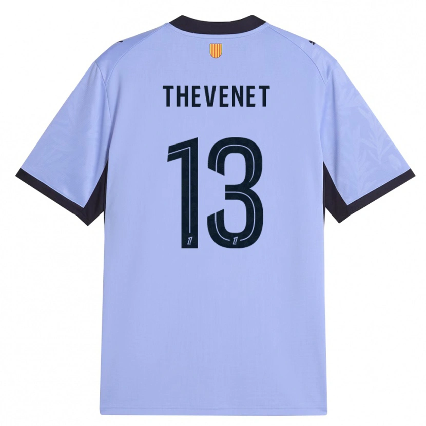 Danxen Enfant Maillot Maxence Thevenet #13 Lavande Noir Troisieme 2026/27 T-Shirt