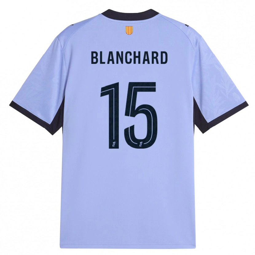 Danxen Enfant Maillot Ninon Blanchard #15 Lavande Noir Troisieme 2026/27 T-Shirt