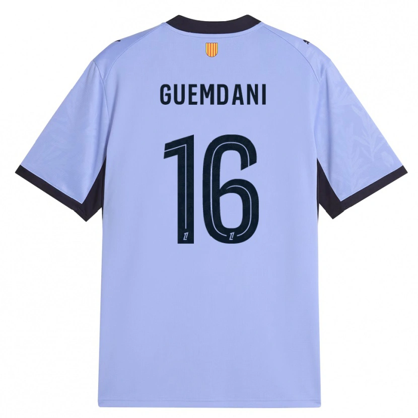 Danxen Enfant Maillot Ivan Guemdani #16 Lavande Noir Troisieme 2026/27 T-Shirt
