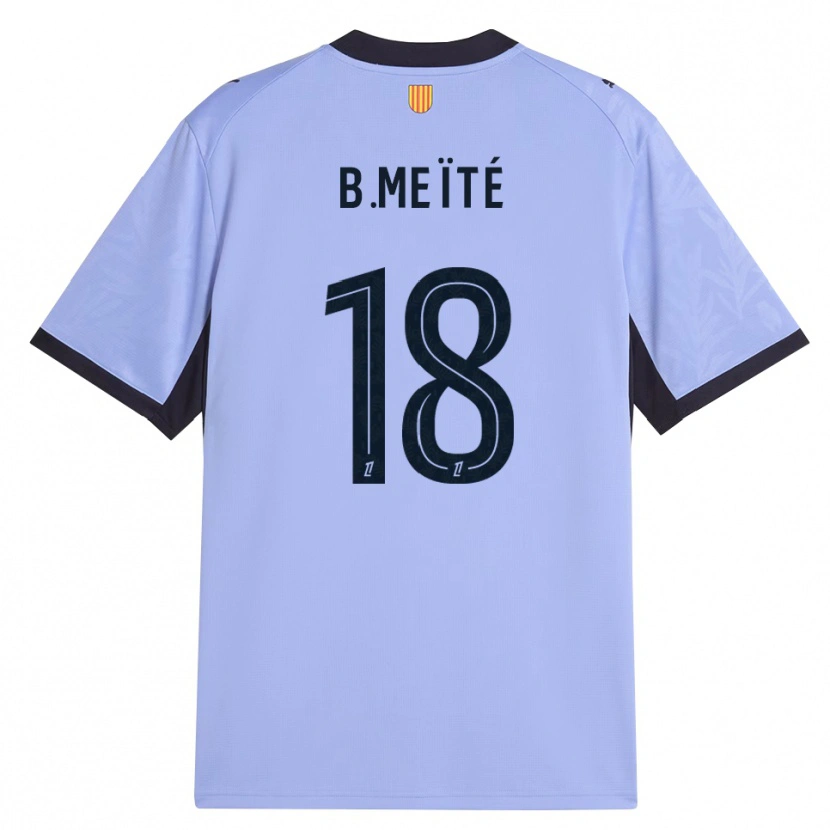 Danxen Enfant Maillot Bamo Meïté #18 Lavande Noir Troisieme 2026/27 T-Shirt