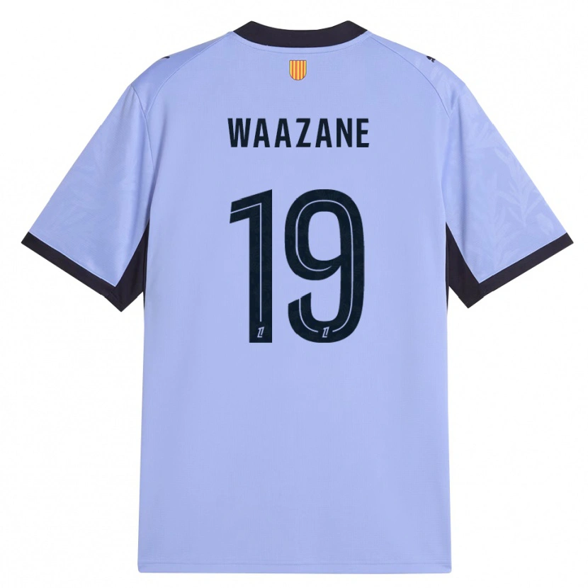 Danxen Enfant Maillot Jassim Waazane #19 Lavande Noir Troisieme 2026/27 T-Shirt