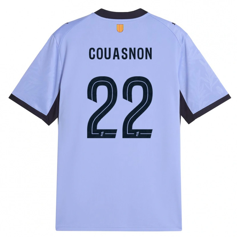 Danxen Enfant Maillot Roxane Couasnon #22 Lavande Noir Troisieme 2026/27 T-Shirt