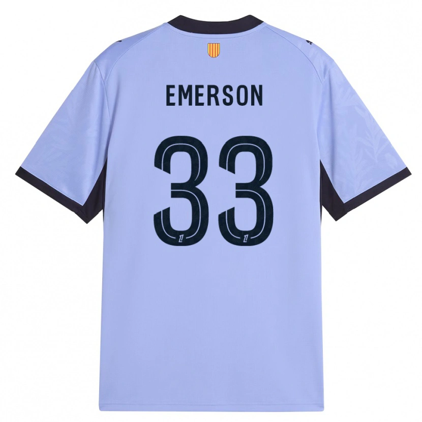 Danxen Enfant Maillot Emerson Palmieri Dos Santos #33 Lavande Noir Troisieme 2026/27 T-Shirt