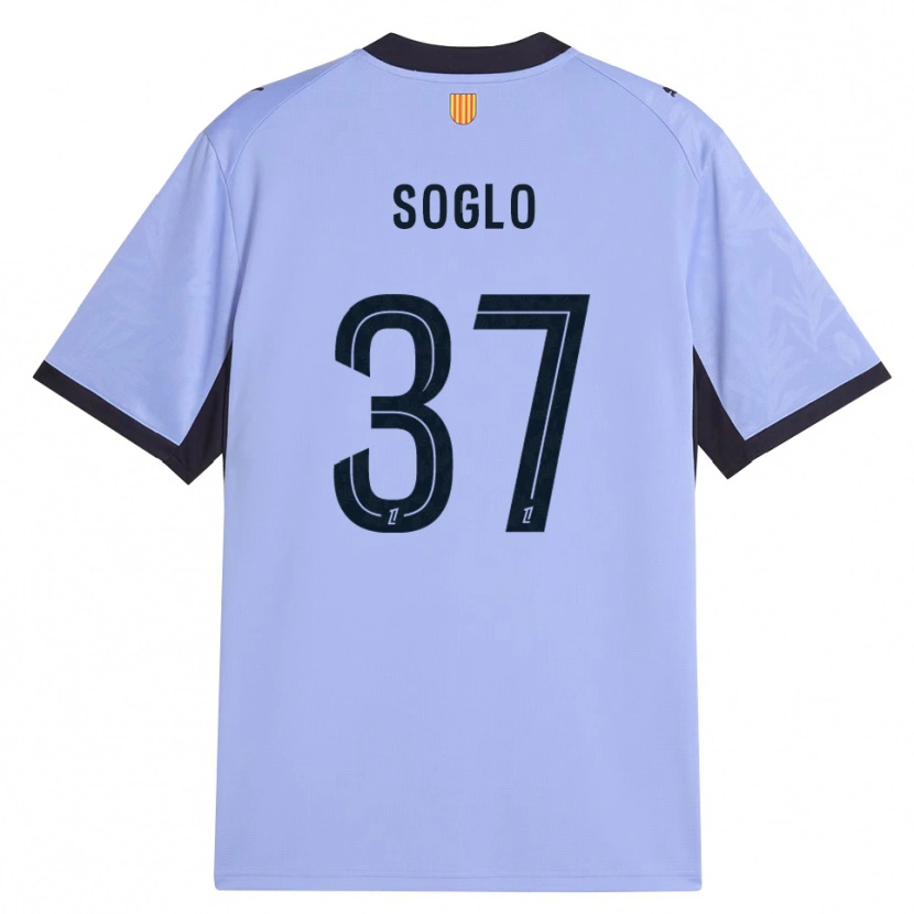 Danxen Enfant Maillot Emran Soglo #37 Lavande Noir Troisieme 2026/27 T-Shirt