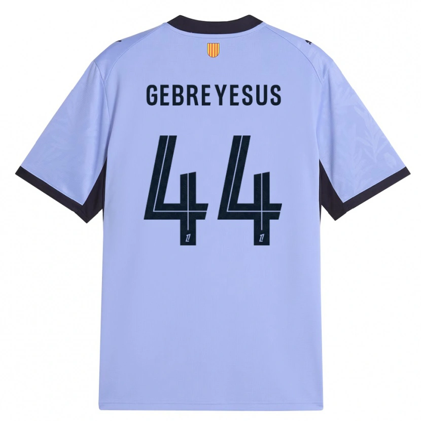 Danxen Enfant Maillot Esey Gebreyesus #44 Lavande Noir Troisieme 2026/27 T-Shirt
