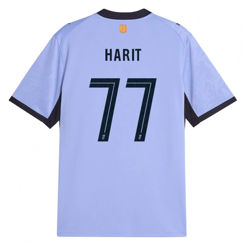 Danxen Enfant Maillot Amine Harit #77 Lavande Noir Troisieme 2026/27 T-Shirt