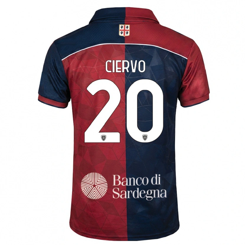 Danxen Enfant Maillot Riccardo Ciervo #20 Bourgogne Bleu Roi Tenues Domicile 2026/27 T-Shirt