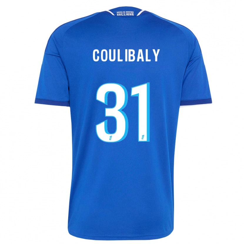 Danxen Enfant Maillot Karim Coulibaly #31 Bleu Royal Blanc Tenues Domicile 2026/27 T-Shirt