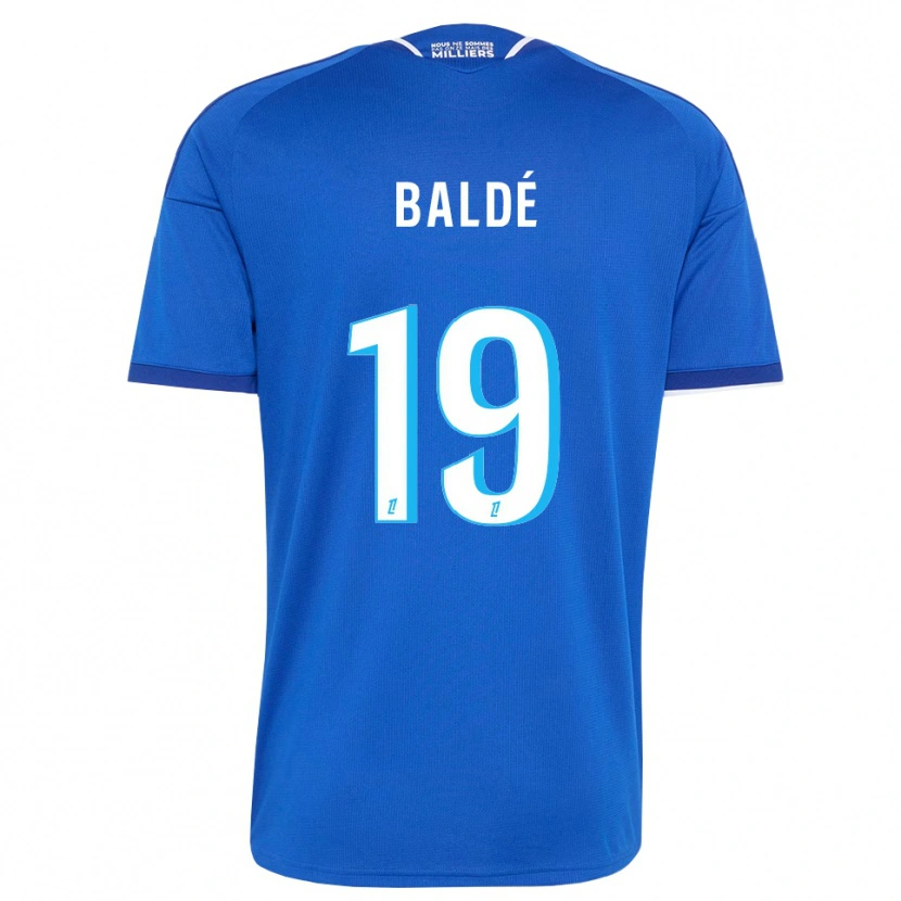 Danxen Enfant Maillot Fábio Baldé #19 Bleu Royal Blanc Tenues Domicile 2026/27 T-Shirt