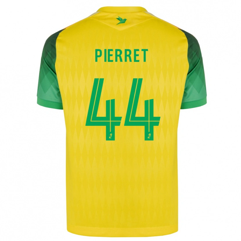 Danxen Enfant Maillot Balthazar Pierret #44 Jaune Vert Rouge Tenues Domicile 2026/27 T-Shirt