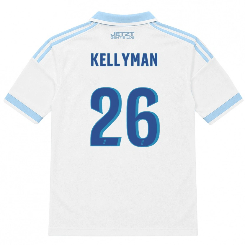 Danxen Homme Maillot Omari Kellyman #26 Bleu Ciel Clair Blanc Rouge Tenues Extérieur 2026/27 T-Shirt