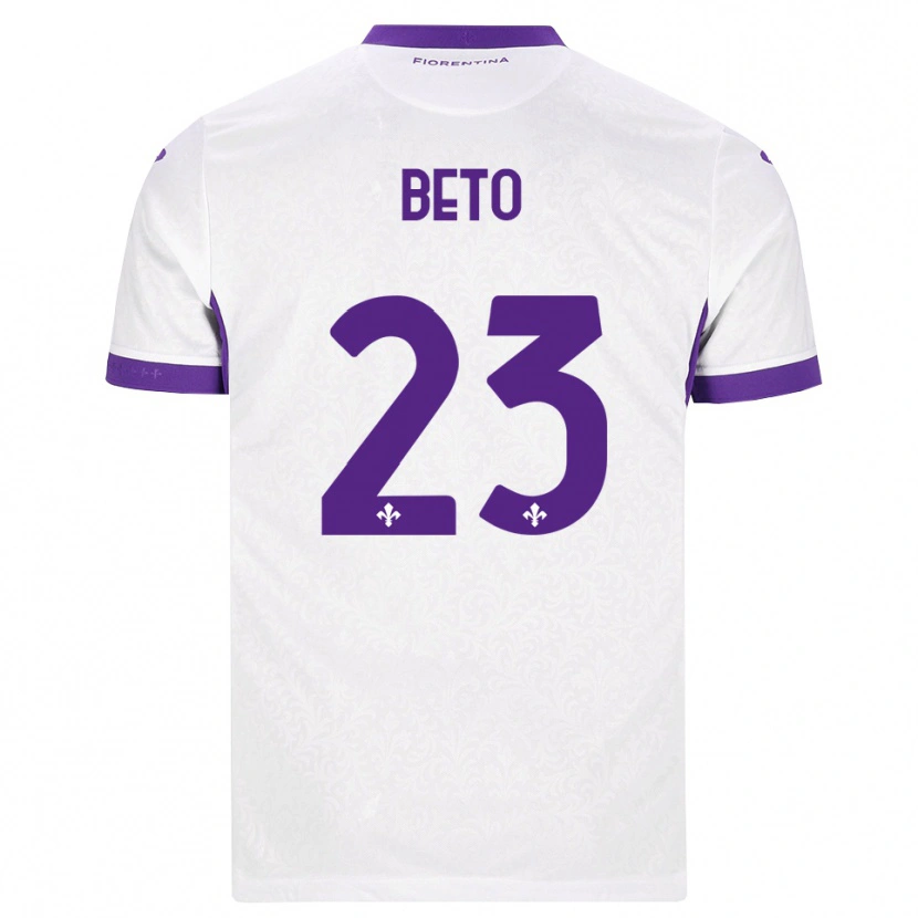 Danxen Homme Maillot Beto #23 Blanc Violet Tenues Extérieur 2026/27 T-Shirt