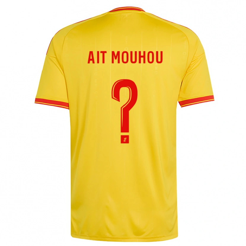 Danxen Homme Maillot Nassim Ait Mouhou #0 Or Orange Rouge Tenues Domicile 2026/27 T-Shirt