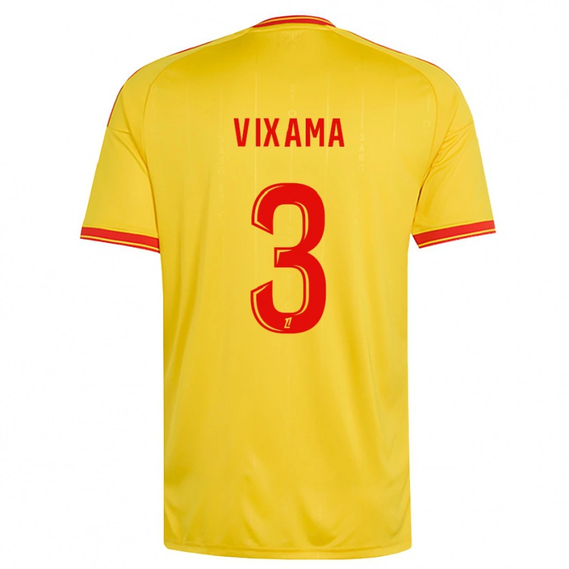 Danxen Homme Maillot Davidson Vixama #3 Or Orange Rouge Tenues Domicile 2026/27 T-Shirt
