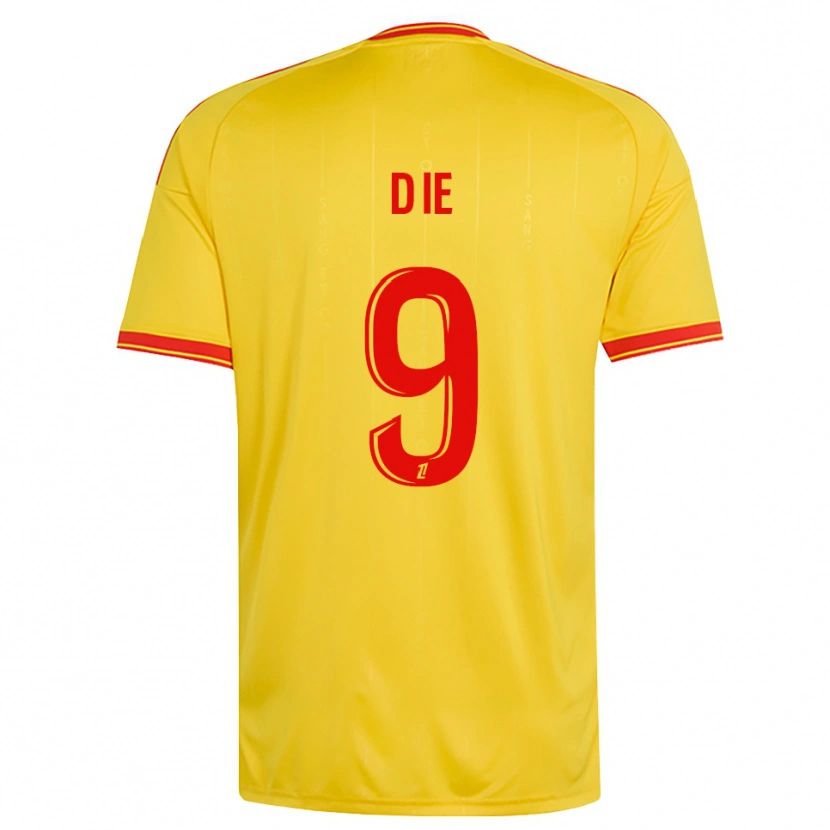 Danxen Homme Maillot Manassé Die #9 Or Orange Rouge Tenues Domicile 2026/27 T-Shirt
