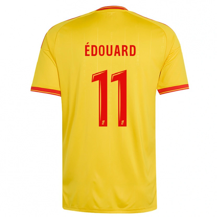Danxen Homme Maillot Odsonne Édouard #11 Or Orange Rouge Tenues Domicile 2026/27 T-Shirt