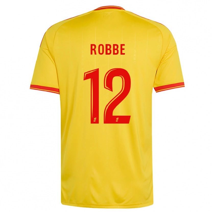 Danxen Homme Maillot Lucas Robbe #12 Or Orange Rouge Tenues Domicile 2026/27 T-Shirt