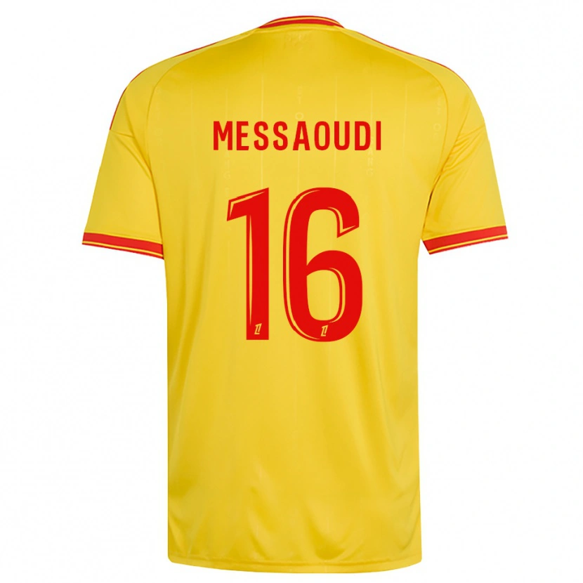 Danxen Homme Maillot Fedwan Messaoudi #16 Or Orange Rouge Tenues Domicile 2026/27 T-Shirt