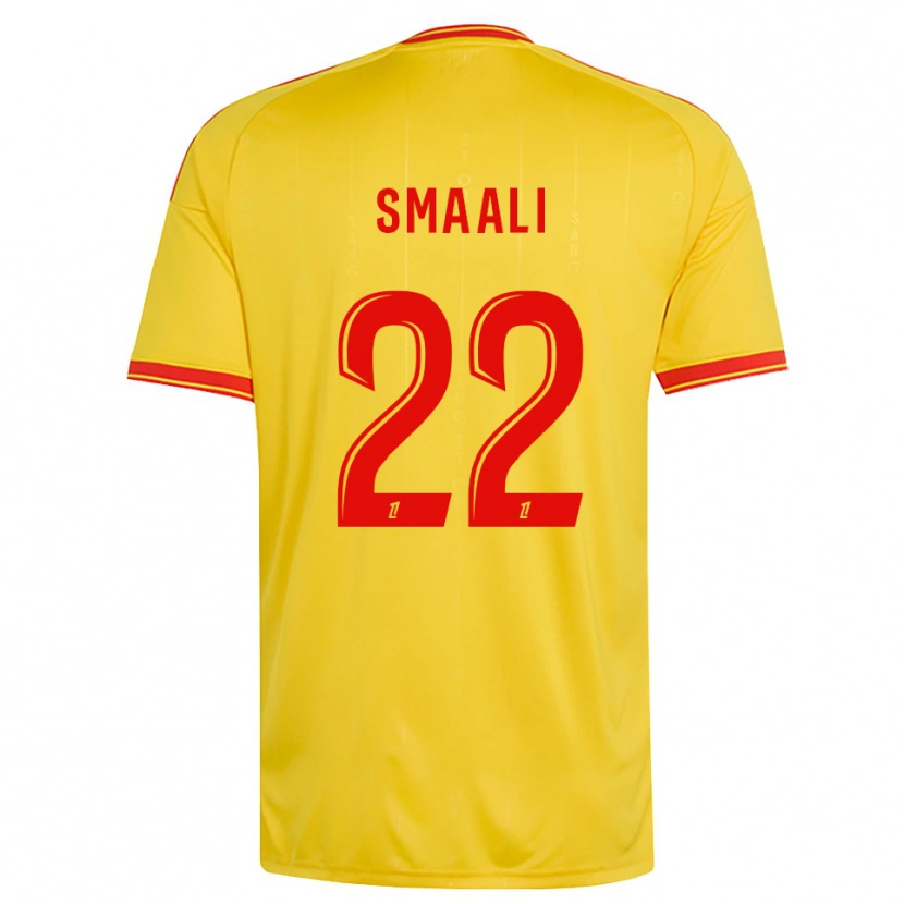 Danxen Homme Maillot Emma Smaali #22 Or Orange Rouge Tenues Domicile 2026/27 T-Shirt