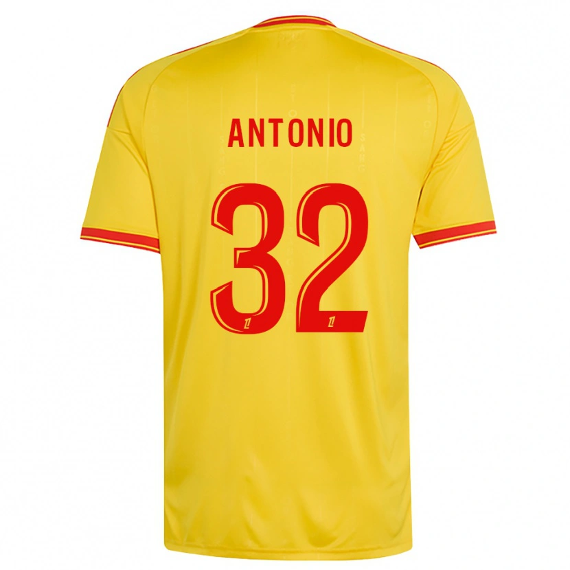 Danxen Homme Maillot Kyllian Antonio #32 Or Orange Rouge Tenues Domicile 2026/27 T-Shirt